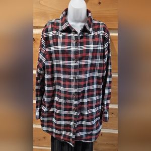 LulRoe XL Abigail Red Plaid Abigail